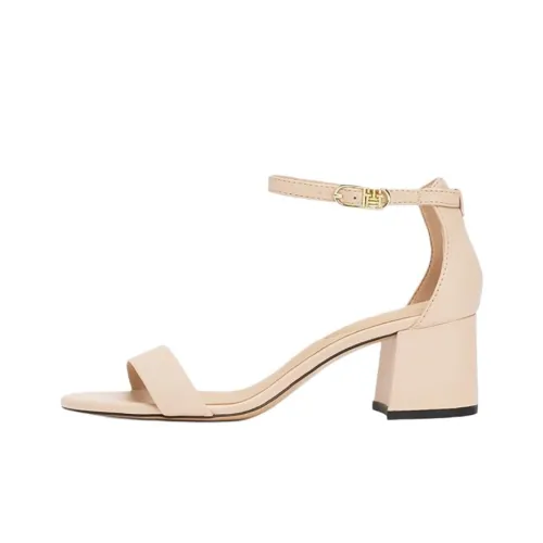 Tommy Hilfiger TH Monogram One Ремешок Сандалии 5 см Женские Светло-розовые