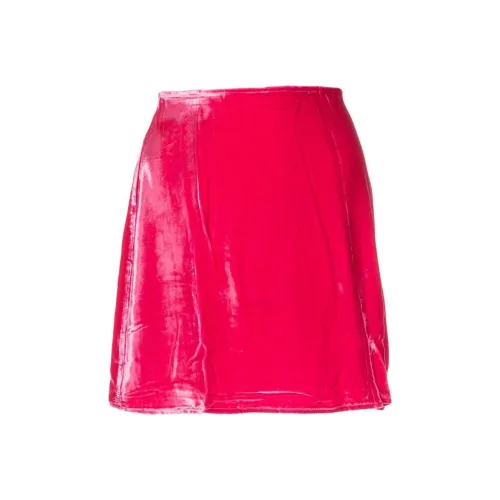 Reformation Красный Женские Повседневные Короткие Юбки