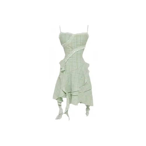 Yvetteclassic Юбка Платье Женское Светло-Зеленое