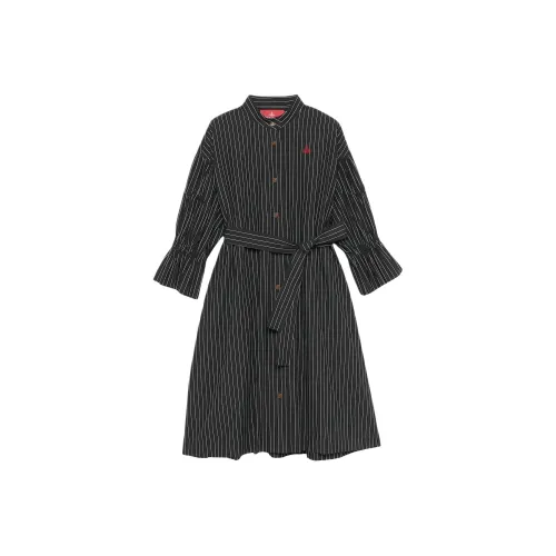 Vivienne Westwood Black Женские Длинные Рукава Платья