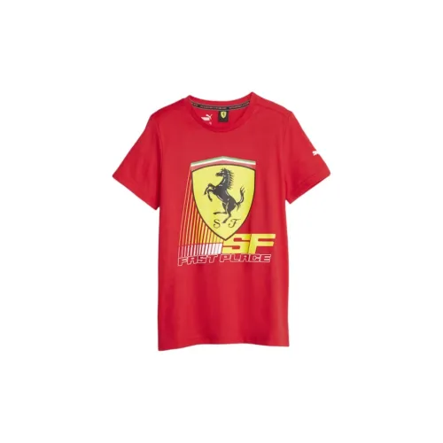 PUMA Scuderia Ferrari T-Shirt Красная Kosha Детская