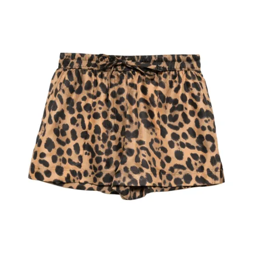 TOM FORD Шорты с леопардовым принтом для женщин, повседневные