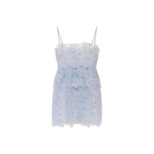 Self Portrait Slip Dress Women's Blue Self Portrait Slip Платье Женское Синий