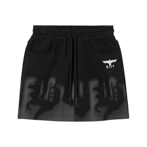 Boy London Повседневные короткие юбки Женские Черный