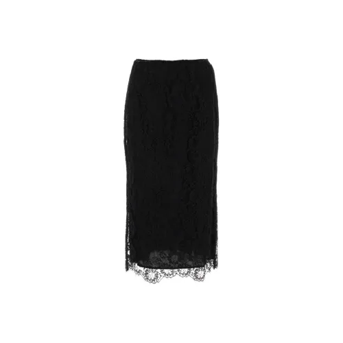 PRADA Повседневный Длинный Юбка Женская Черная