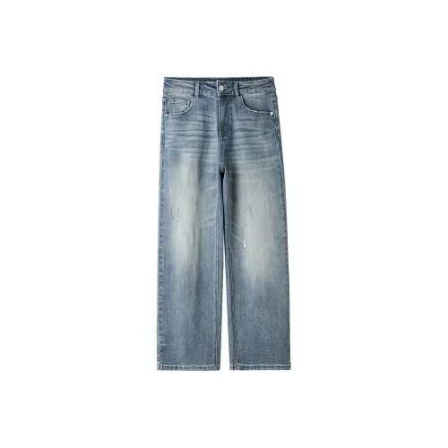 HLA Голубо-серый DENIM GRADIENT Средний Y3 Женские Джинсы