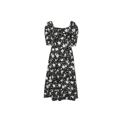 Polo Ralph Lauren Длинное платье с длинными рукавами женское черное