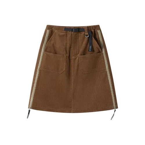OUTDOOR PRODUCTS Оливково-зеленый Женские Повседневные Короткие Юбки
