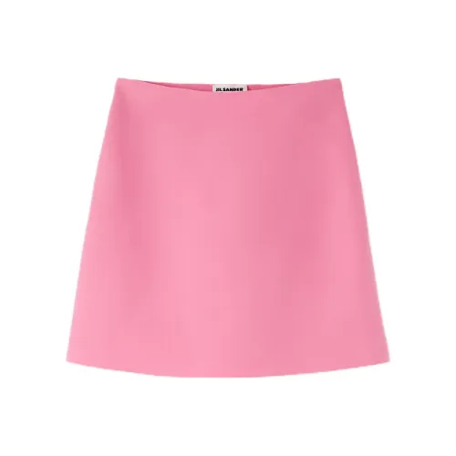 JIL SANDER Розовые Женские Повседневные Короткие Юбки