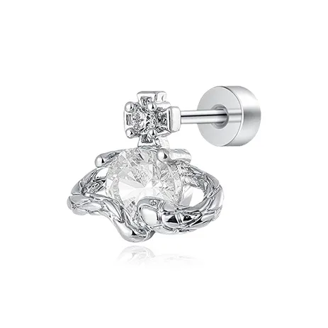 Shiban Серьги из титанового стального сплава Унисекс