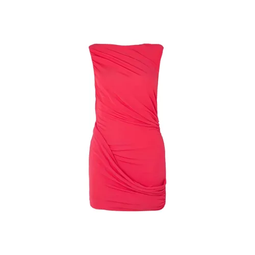 Christopher Esber Без рукавов Платье Женское Ярко-розовое