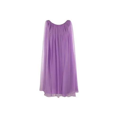 MaxMara Без рукавов Платье Женское Фиолетовое