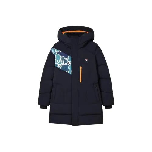 FILA KIDS Пуховики и жилеты Легенда Синий Подростки