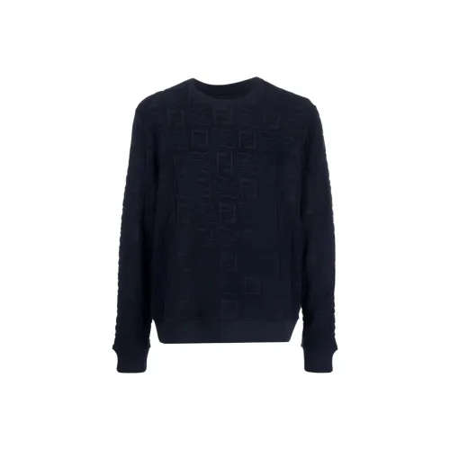 FENDI Синие Мужские Свитера