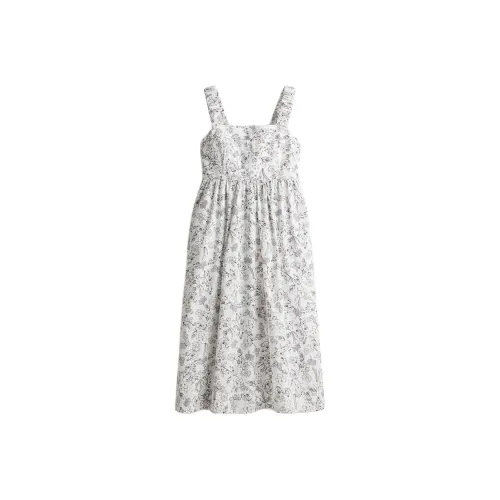H&M Белый/Цветочный Женские Слиплатья