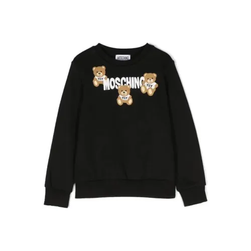 MOSCHINO Черный Kids Свитшоты