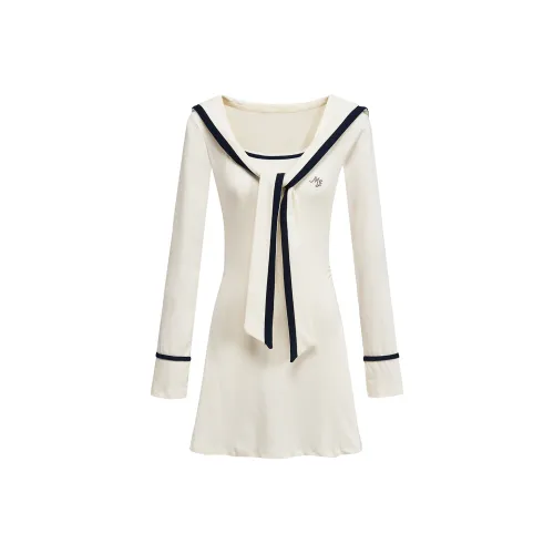 MTHE Длинное платье с длинными рукавами женское