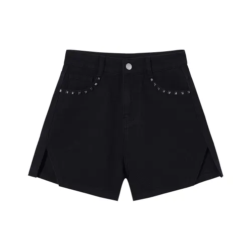 I'M ONE Черные Женские Джинсовые Шорты