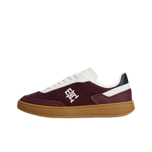 Tommy Hilfiger TH Monogram Скейтборд Кроссовки Низкие Коричневые Женские