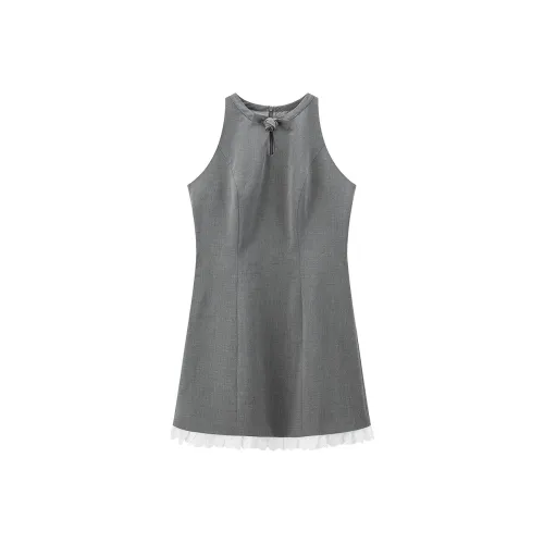 LEDIN Без рукавов Платье Женское Лунный Камень Серый