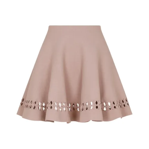 Alaia FW22 Повседневные короткие юбки Женские Розовый
