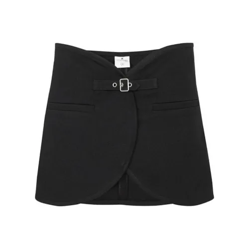COURREGES Повседневные короткие юбки Женские Черный