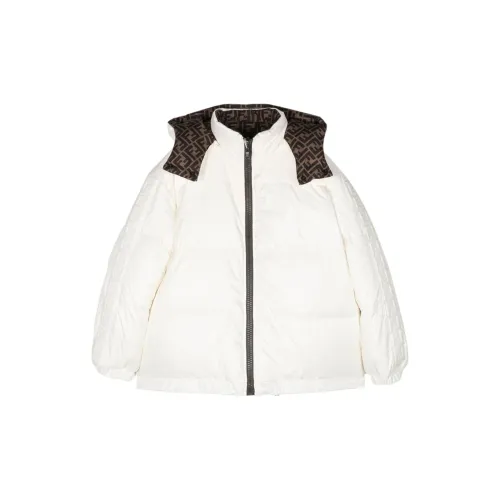 FENDI FW22 Down Jacket White Baby