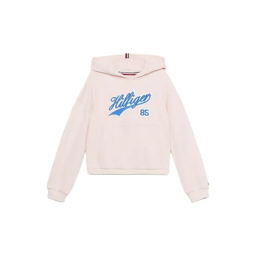 Tommy Hilfiger VARSITY Логотип Relaxed Fit HOODY Толстовка Розовый Детский