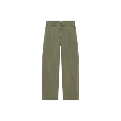 Aritzia AGOLDE Danika Chino Брюки Джинсы Женские Bok Choy Армейский зеленый
