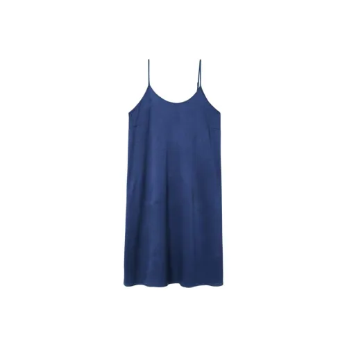 AMERICAN VINTAGE A.M SS25 Платье VOOGY Slip Платье Женское Ночной синий