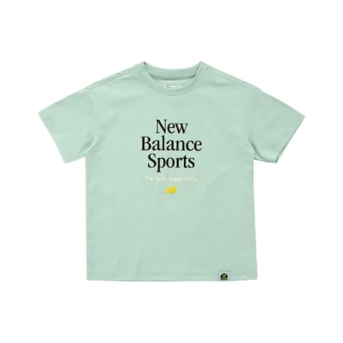 New Balance Зеленые Детские Футболки