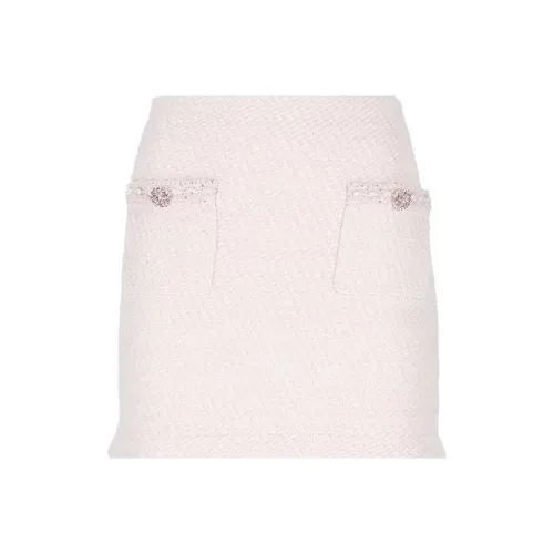 Self Портрет Розовый Женские Повседневные Короткие Юбки