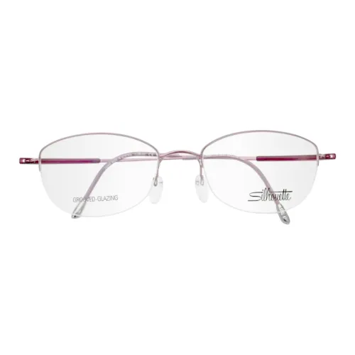 SILHOUETTE Pure Titanium Нерегулярная форма Оправы для очков Женские Розово-фиолетовый