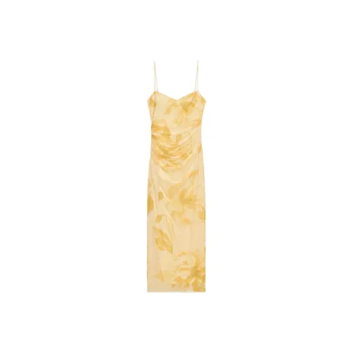 ZARA Trf Желтые Женские Слиплатья
