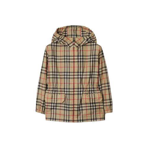 Burberry Бежевые Kids Куртки