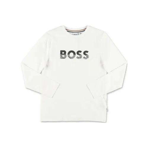 Hugo Boss Белый KIDS T Рубашки