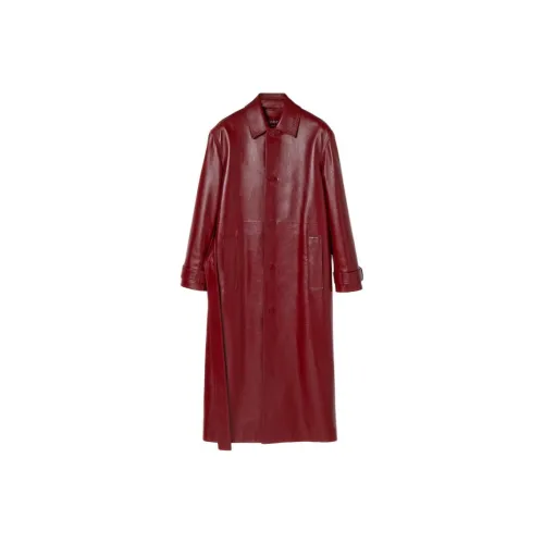 Gucci Красный Мужской Кожаный Куртки