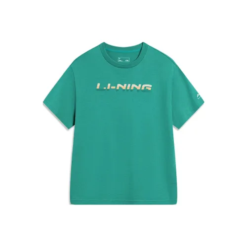 LINING YOUNG Nouveau true Зеленый Kids T Рубашки