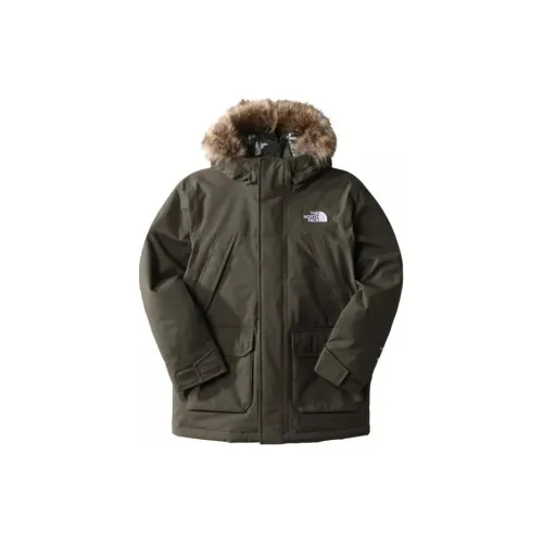 THE NORTH FACE Пуховик Nouveau Серый Зеленый Детский