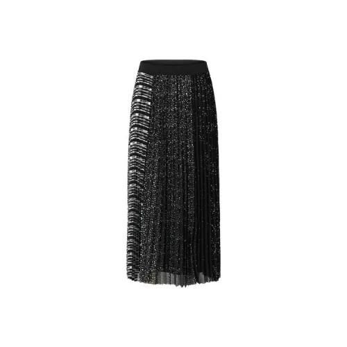 KARL LAGERFELD / Karl Lagerfeld Jeans Черный Женские Повседневные Длинные Юбки