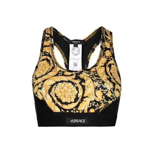 VERSACE Черное Женское Спортивное Белье