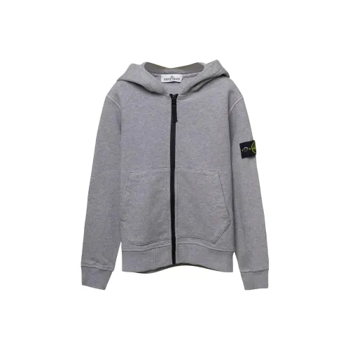 STONE ISLAND Серый Kids Куртки