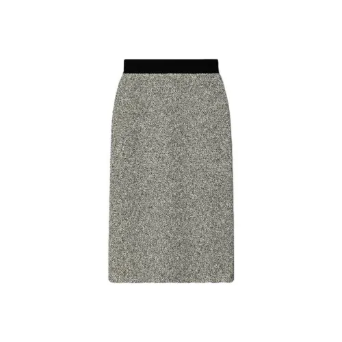 Tory Burch Пятно Черный Женские Повседневные Длинные Юбки