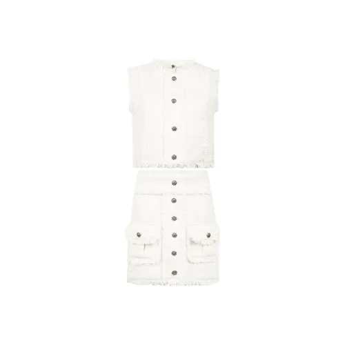 Valeria Obbaco Жилет Комплект с Юбкой Женские