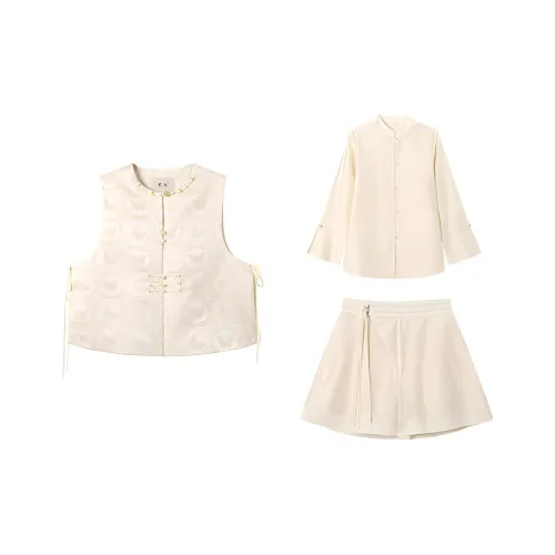 INTERPHASE Повседневный костюм женский светлый миндальный