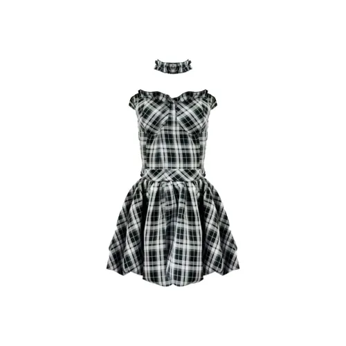 ONNFB Без рукавов Платье Женское Черное