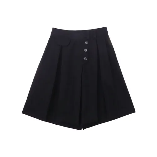 JINGBUTIAN Повседневные шорты Женские Черные