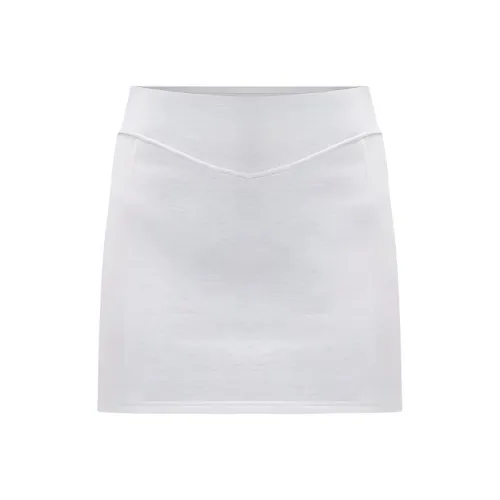 lululemon Scuba Series Повседневные Юбки Женские Серый Белый