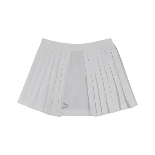 PUMA Повседневные короткие юбки Женские Белые