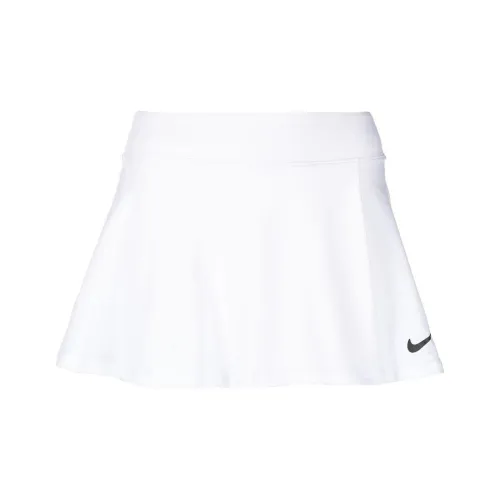 nike Lil' Swoosh Повседневные короткие юбки Женские Белые